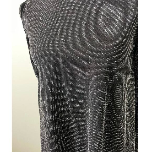 Show Me Your Mumu Black Sparkly Cold Shoulder Long Sleeve Mini Dress Sz XS - Picture 3 of 5